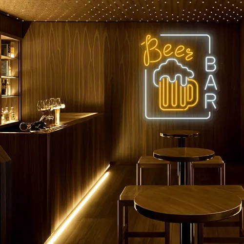 Amber Beer Mug Bar Sign - Imprint Now