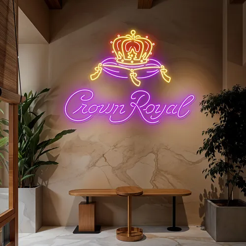 Crown Royal Neon Sign - Imprint Now