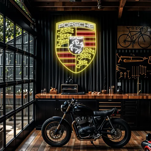 Porsche Neon Sign - Imprint Now