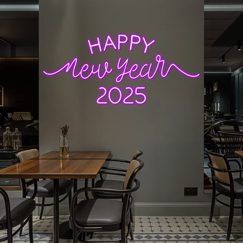 Happy New Year 2024 Neon Sign - Imprint Now