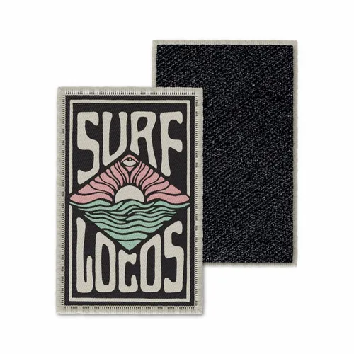 Rectangle Surf Locos Velcro Patch - Imprint Now