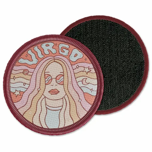 Round Virgo Velcro Patch - Imprint Now