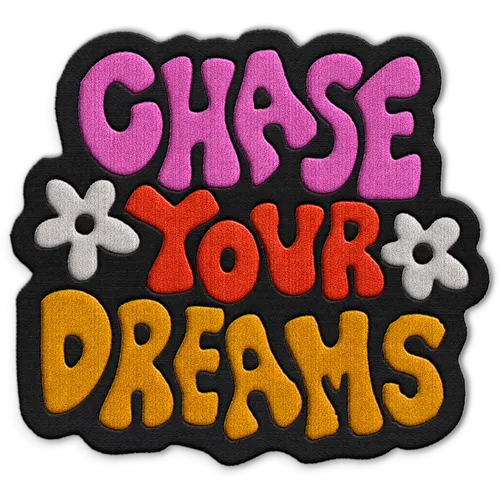 Chase Your Dreams Hat Patch - Imprint Now