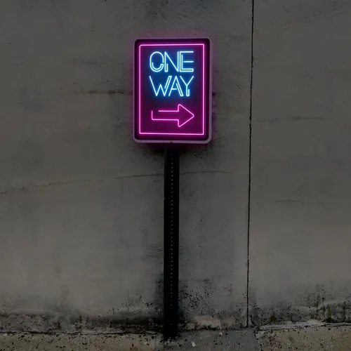 One Way Neon Sign - Imprint Now