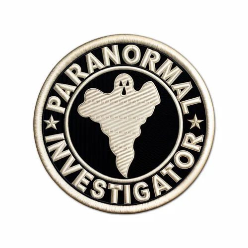 Round Paranormal Investigator Iron On Patch - Imprint Now