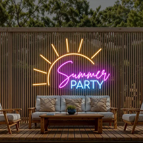 Cool Summer Party Neon Sign - Imprint Now