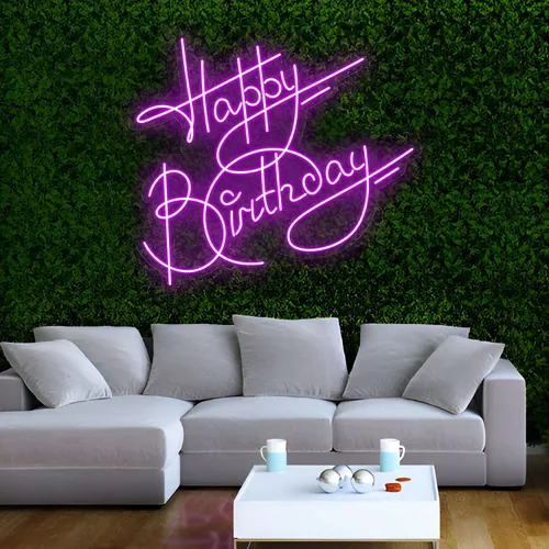 Oh So Hot Happy Birthday Neon Sign - Imprint Now