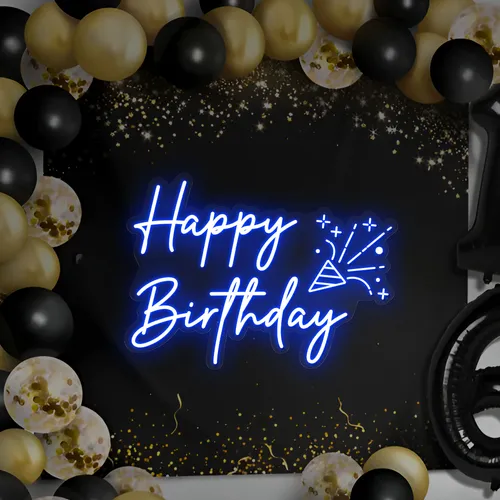 Happy Birthday Cheers Neon Sign - Imprint Now