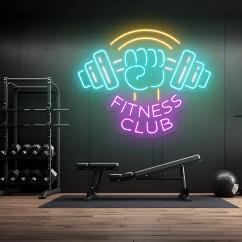 Barbell Neon Signs - Imprint Now