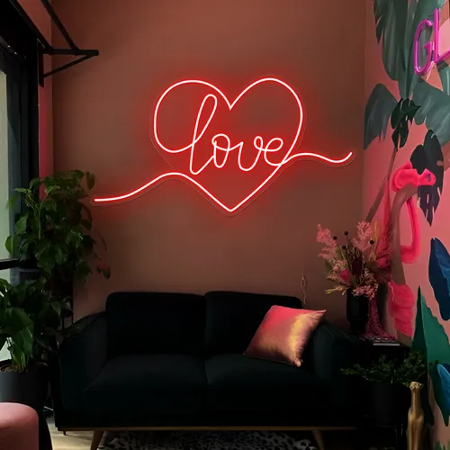 Heart of Love Neon Sign - Imprint Now