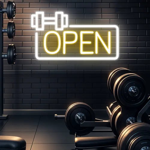 Bold Open Neon Sign - Imprint Now