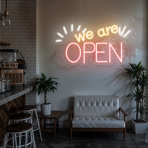 Eye-Catching Open Neon Sign - Imprint Now