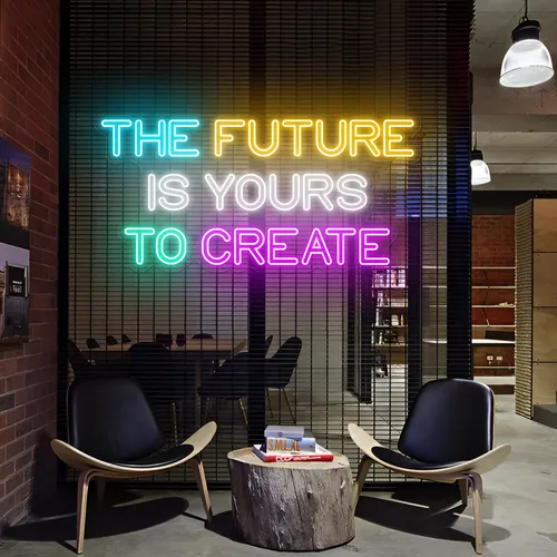 Limitless The Future is Yours to Create Neon Sign - Imprint Now