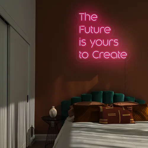 Dynamic The Future is Yours to Create Neon Sign - Imprint Now