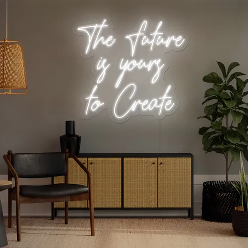Luminous The Future is Yours to Create Neon Sign - Imprint Now
