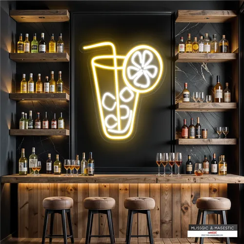 Tropical Glass Neon Sign - Imprint Now