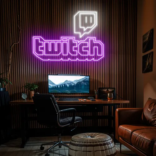 Twitch Gaming Room Neon Sign - Imprint Now