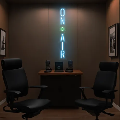 On Air Vertical Neon Sign - Imprint Now