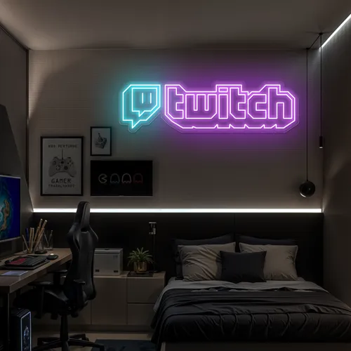 Twitch Streaming Setup Neon Sign - Imprint Now