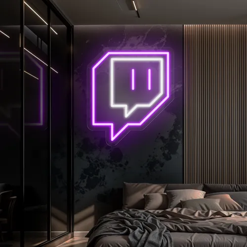 Twitch Logo Wall Neon Sign - Imprint Now
