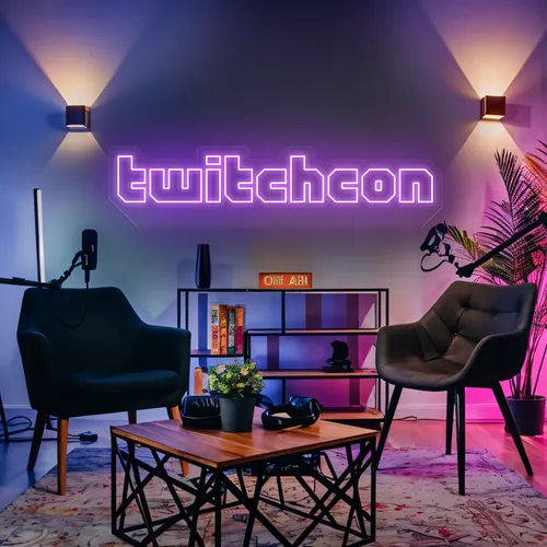 TwitchCon Gamer Lounge Neon Sign - Imprint Now