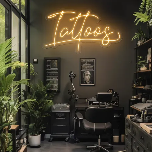 Glow Ink Tattoos Neon Sign - Imprint Now