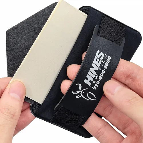 Leather Phone Wallet with Hand Grip - Imprint Now