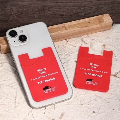 Silicone Phone Wallet Card Holder - Imprint Now