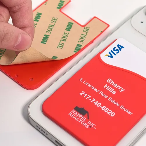 Silicone Phone Wallet Card Holder - Imprint Now