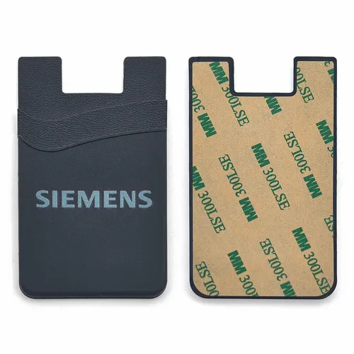 Silicone Phone Wallet Dual Card Holder - Imprint Now