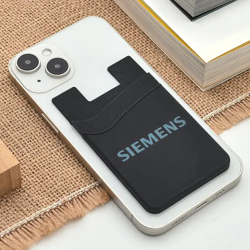 Silicone Phone Wallet Dual Card Holder - Imprint Now