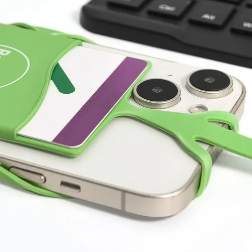Lanyard Silicone Phone Wallet Holder - Imprint Now