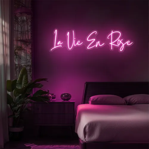 La Vie En Rose Neon Sign - Imprint Now