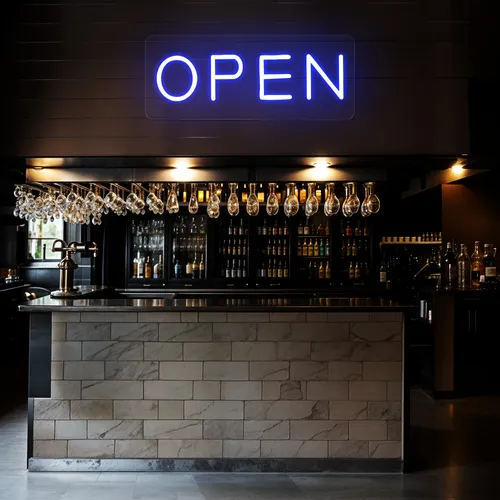 Mini Open Neon Sign - Imprint Now