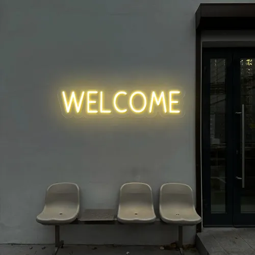 Welcome Block Neon Sign - Imprint Now