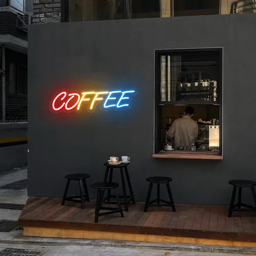 Multicolor COFFEE Neon Sign - Imprint Now