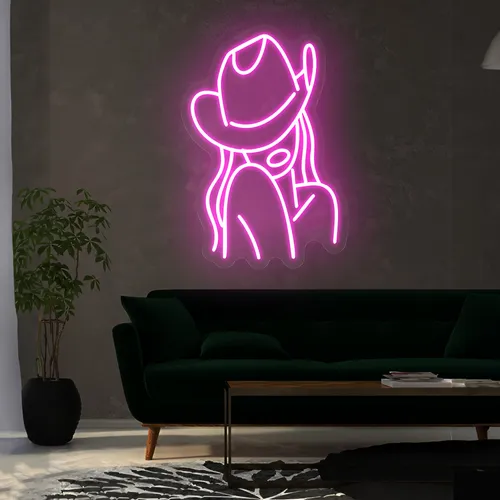 Mini Cowgirl Neon Sign - Imprint Now