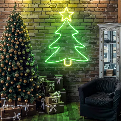 Mini Christmas Tree Neon Sign - Imprint Now