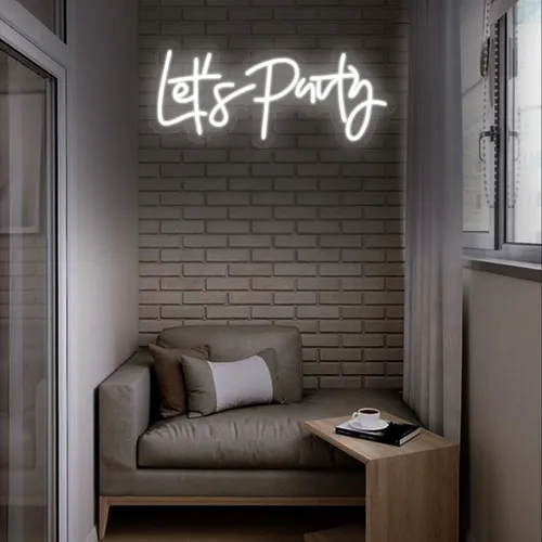 Mini Lets Party Neon sign - Imprint Now