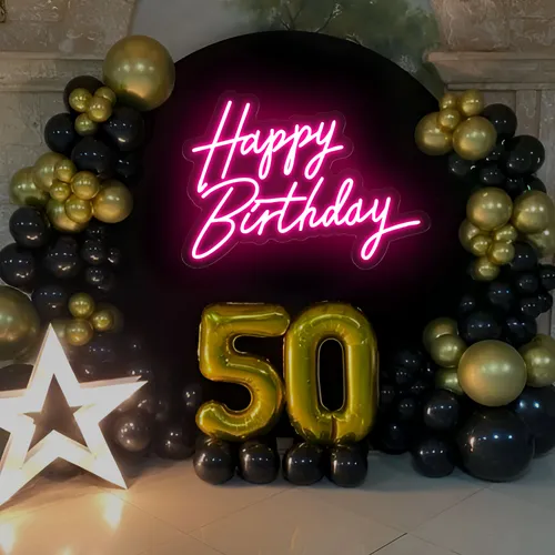 Happy Birthday Neon Sign - Imprint Now
