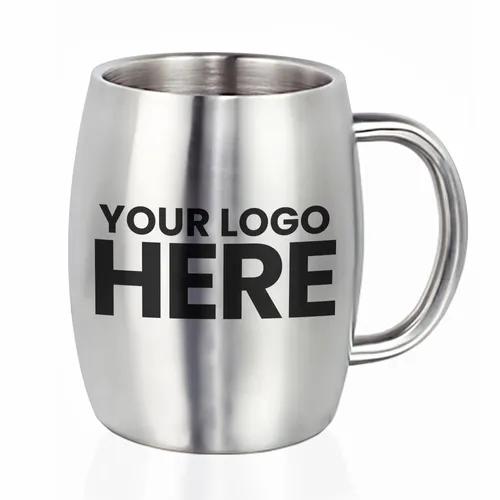 14 oz Agnes Stainless Steel Double Wall Mugs