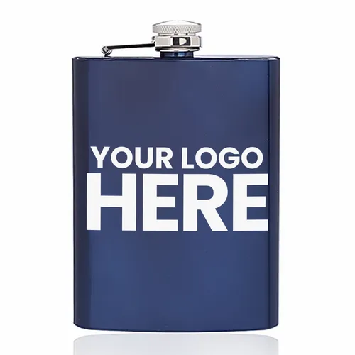 8 oz. Verano Stainless Steel Hip Flasks