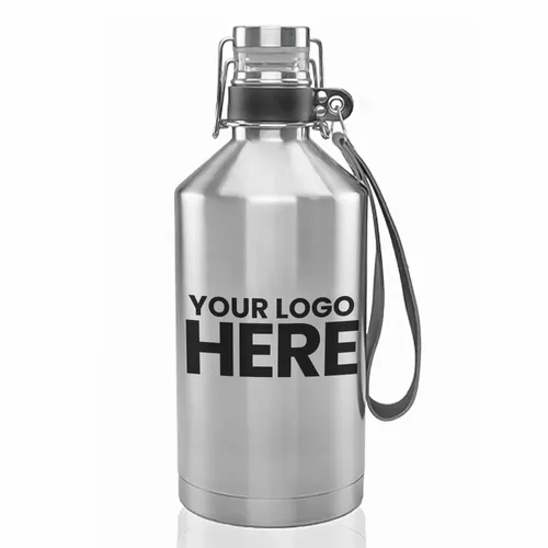64 oz Canteen Stainless Steel Beer Growlers