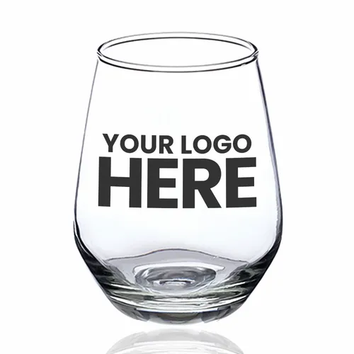 12 oz. Silicia Stemless Wine Glasses