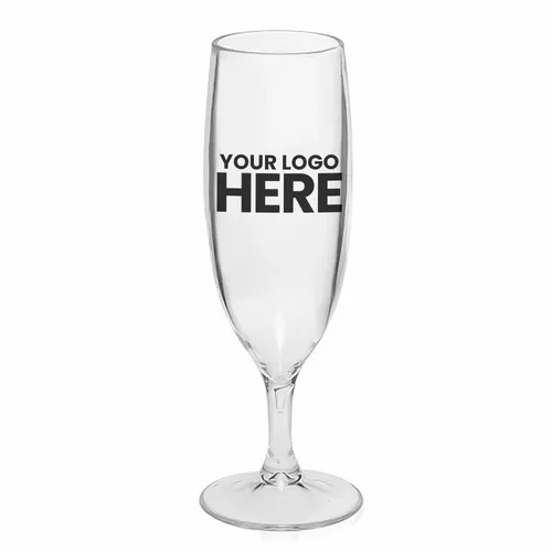 6.7 oz. Plastic Champagne Flutes