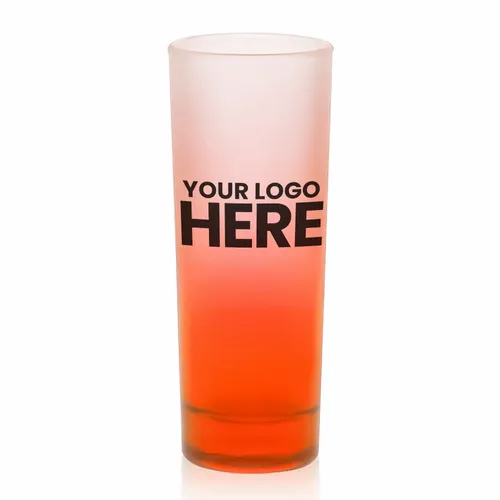 2 oz. Tall Shot Glasses - Colored & Frosted