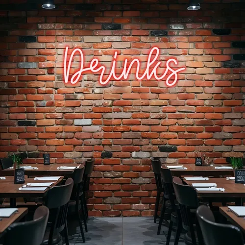 Custom Drink Neon Sign - Imprint Now