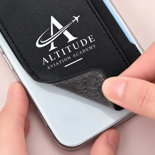 Leather Phone Wallet with Side Slit - Imprint Now