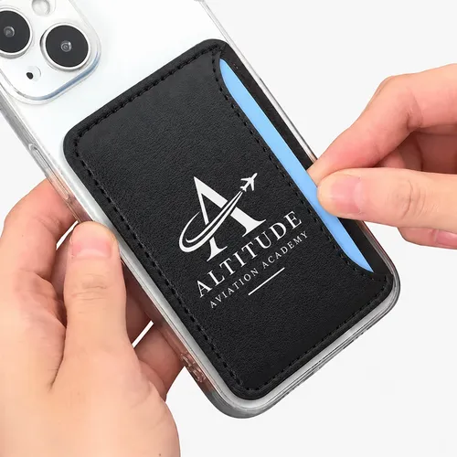 Leather Phone Wallet with Side Slit - Imprint Now