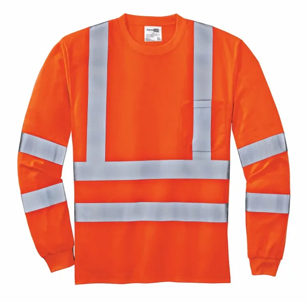 CornerStone - ANSI 107 Class 3 Long Sleeve Snag-Resistant Reflective T-Shirt. CS409 - Air Fresheners Now